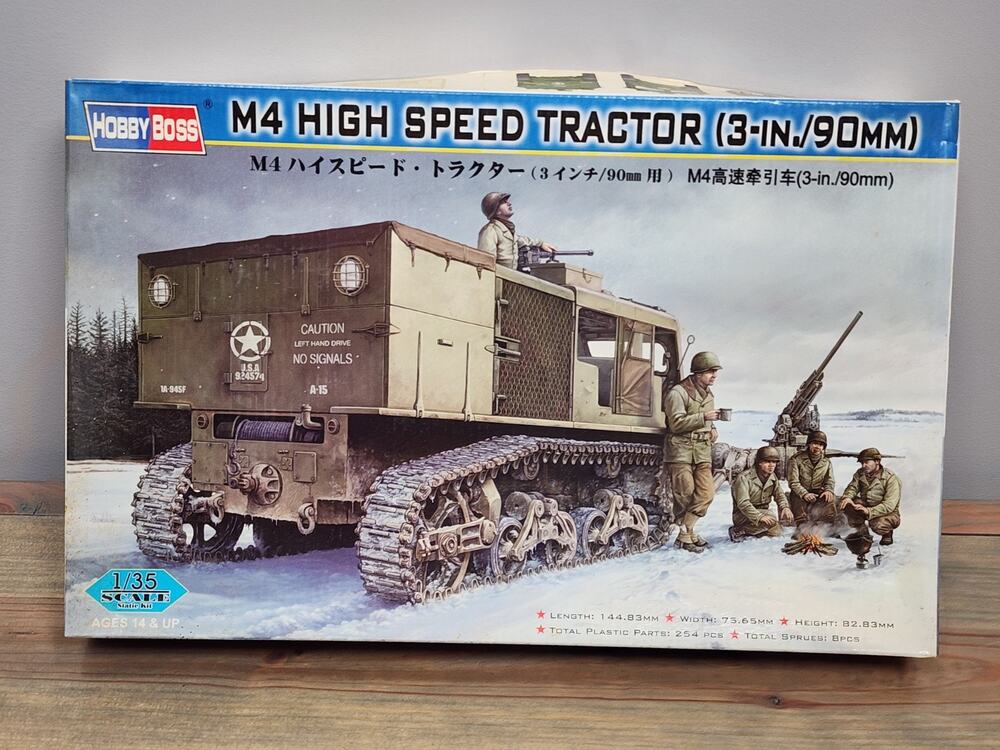 HOBBY BOSS 82407 M4 HIGH SPEED TRACTOR 1/35 SCALE KIT 2007